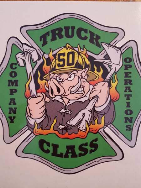 Image of Smithfield VFD Truck Class Sticker