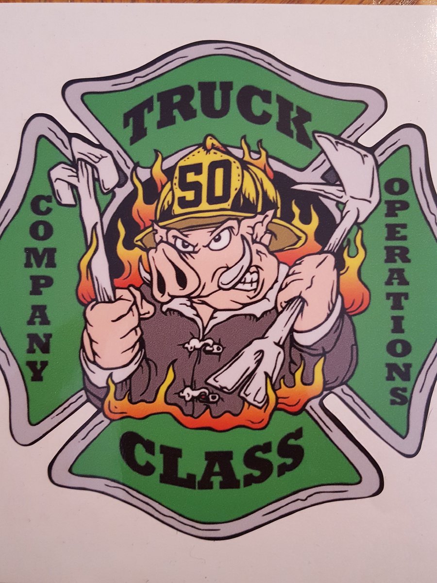Smithfield VFD Truck Company Ops — Smithfield VFD Truck Class Sticker