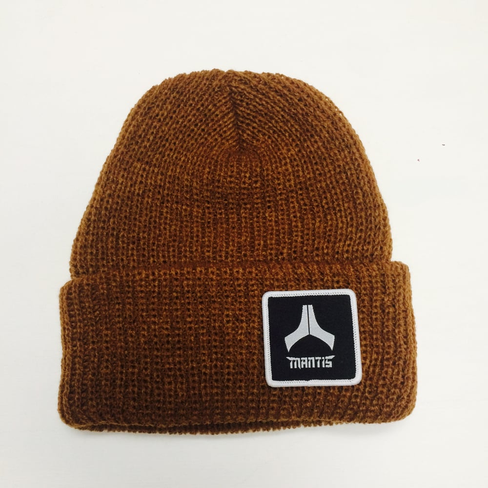 Image of Mantis Beanie Salary Cap copper patch