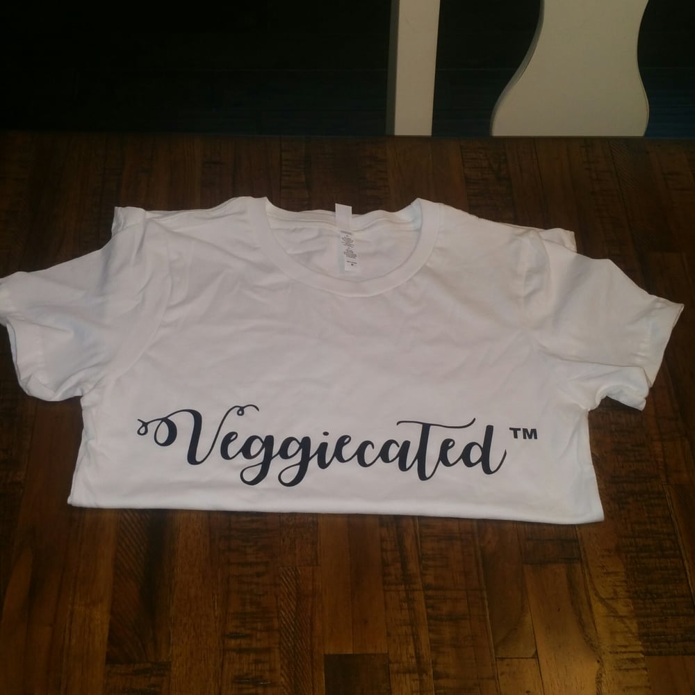 Image of Veggiecated tee (white)