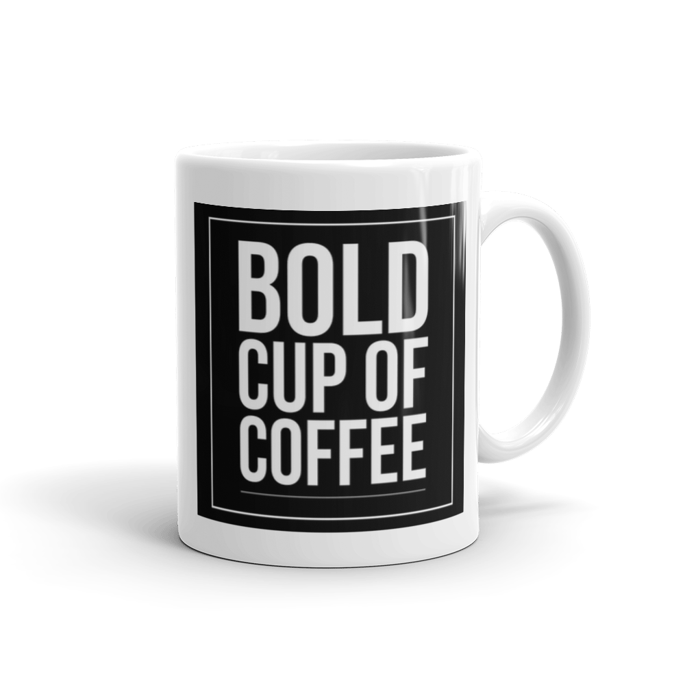 Image of 11oz Black Bold Cup Mug