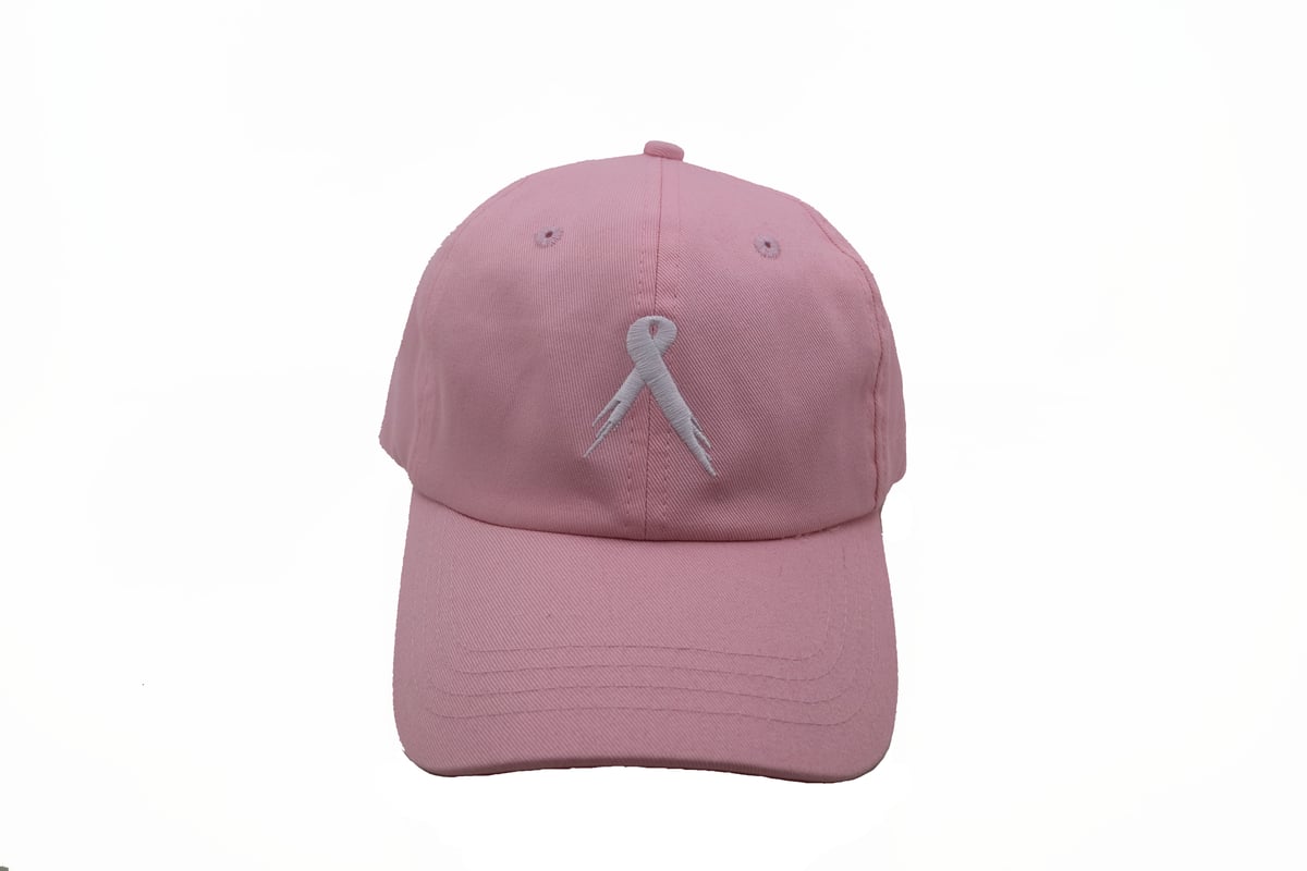 Image of Cancer Awareness Adjustable Baseball Hat (Pink)