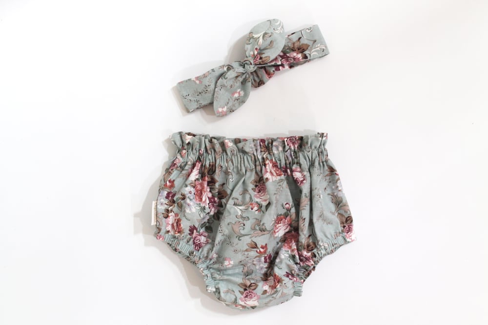Image of Top Knot Set - Chambray Rose