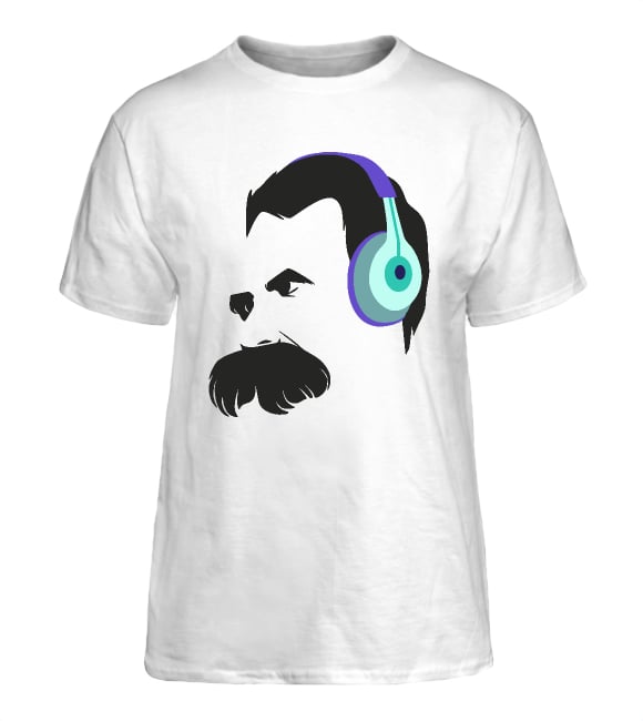 Image of Audiophile Nietzsche Shirts — White
