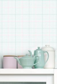 Image 1 of Homework Wallpaper - Pale Verdigris