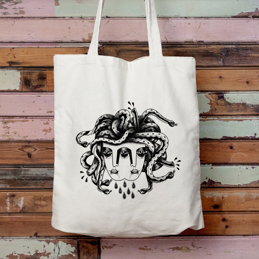 Image of Organic 'Medusa' Tote Bag