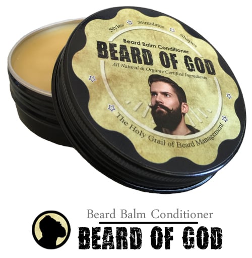 Image of 2oz Beard Balm Conditioner & Beard of God™ Sack