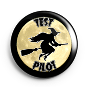 Image of 2.25 inch Test Pilot At A Broom Factory Button/Magnet/Bottle Opener/Compact Mirror
