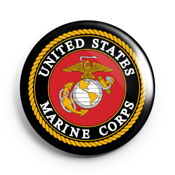 Image of 2.25 inch MARINES Button/Magnet/Bottle Opener/Compact Mirror