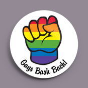 Image of 2.25 inch Gays Bash Back! Button/Magnet/Bottle Opener/Compact Mirror