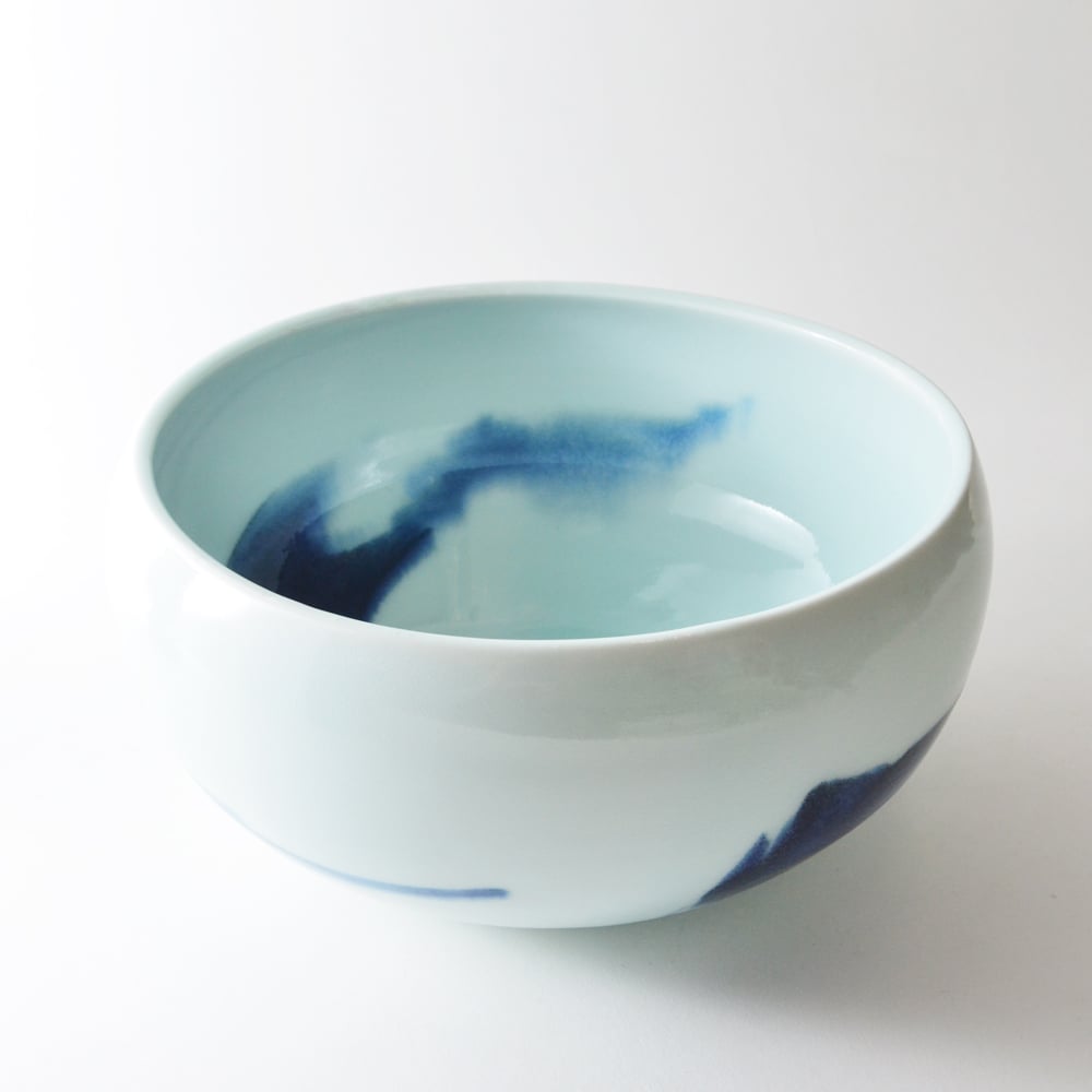 Image of altered porcelain bowl - LARGE