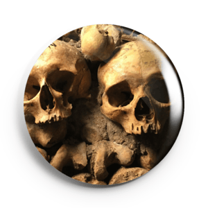 Image of 2.25 inch Paris Catacombs Button/Magnet/Bottle Opener/Compact Mirror