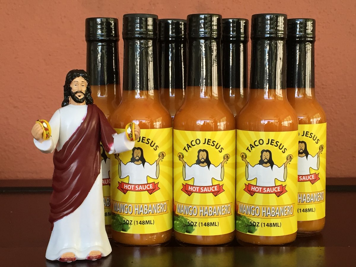 Taco Jesus Hot Sauce — AWARD WINNING: Mango Habanero Sauce