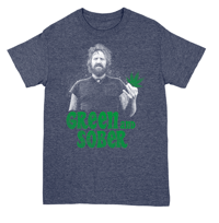 GREEN & SOBER - BRENT HINDS TRIBUTE T-SHIRT - BLUE HEATHER GRAY