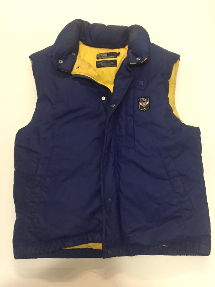 Image of Vintage Polo unicrest vest medium