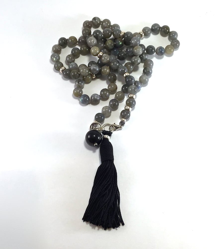 Image of Labradorite Double Infinity Mala 88