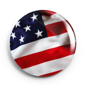 Image of 2.25 inch American Flag Button/Magnet/Bottle Opener/Compact Mirror