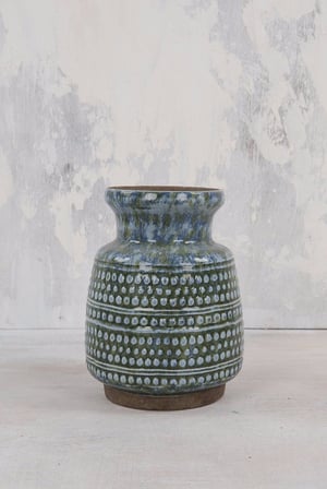 Image of Distressed Azul Vase 