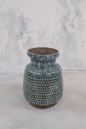 Image of Distressed Azul Vase 