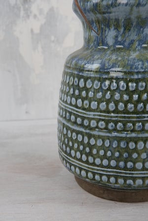 Image of Distressed Azul Vase 