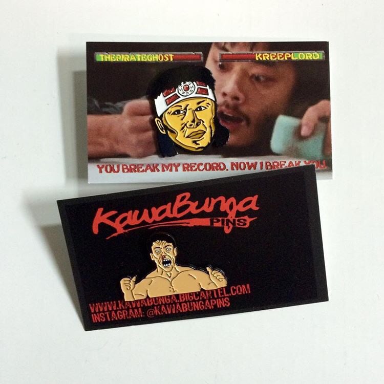 Image of Kumite Pin Set- THE PIRATE GHOST x KAWABUNGA PINS