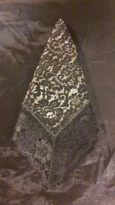 Image of ROSE OVERLAY EMBELLISHED HANKIE