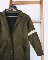 Image 1 of DARK SWAMP ULTRA-SUEDE COAT