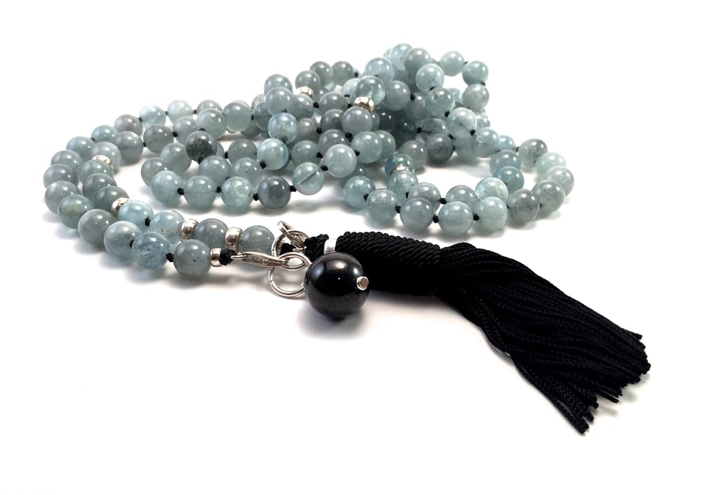 Image of Infinite Journey Aquamarine Mala