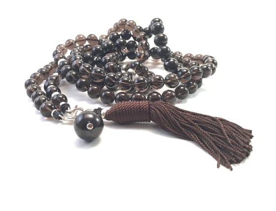 Image of Infinite Journey Smoky Quartz Mala