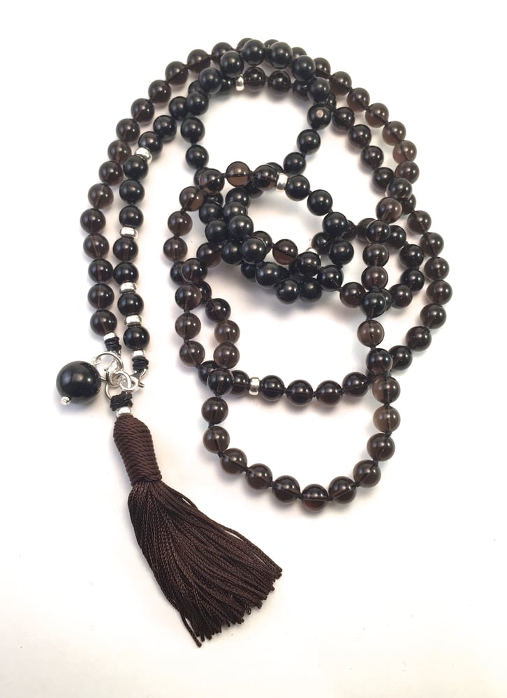 Image of Infinite Journey Smoky Quartz Mala