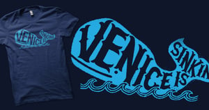 Image of Venice is Sinking whale shirt