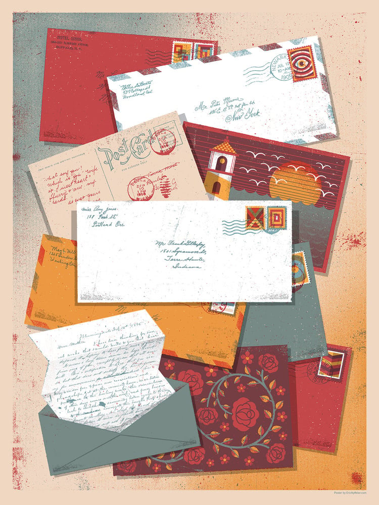 Image of Letters From Home art print