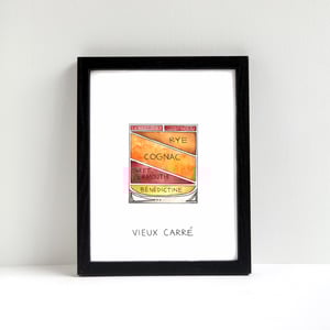 Image of Vieux Carre Cocktail Art Print