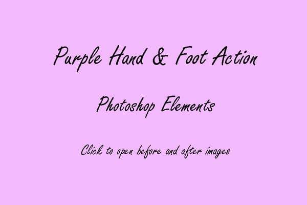 Image of PS Elements : Purple Hand and Foot © Son Kissed Photography