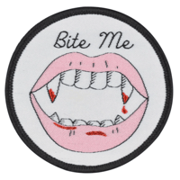 Image 3 of Bite Me Iron-on Patch