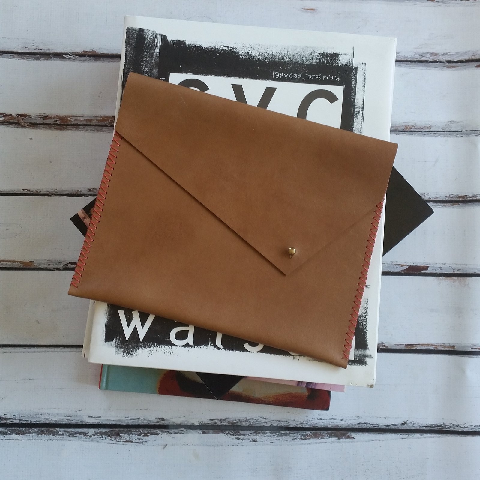 leather envelope pouch