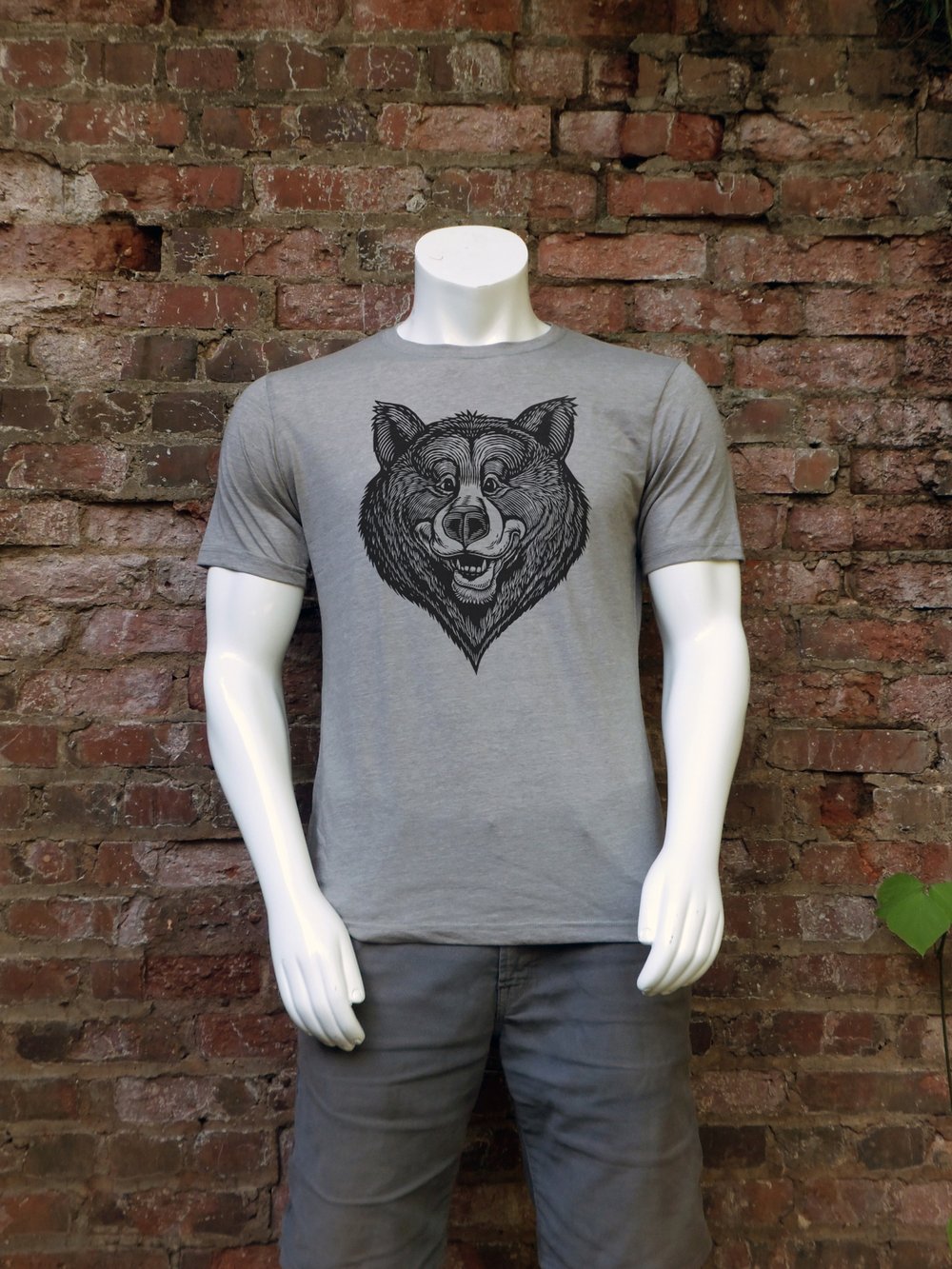 Happy Bear Face T-shirt (A2)**FREE SHIPPING**