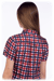 Image of 50% OFF - Cropped Short Sleeve Shirt - Sheer Grid 