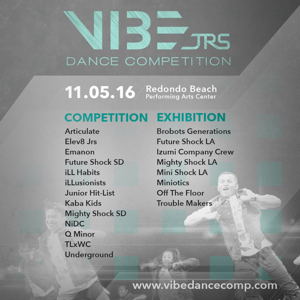 Image of 2016 VIBE JRs Presale Ticket - 11.05.16