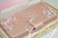 Image 3 of Cascade Rose Gold Wallet Case.