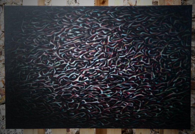 Image of "Timefolds" - Print on canvas