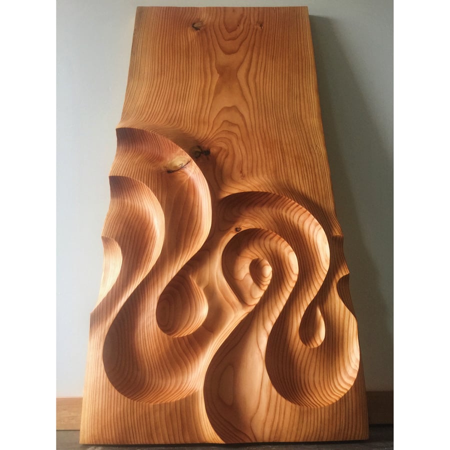 Image of Lines in the sand. Fir wall hanging.