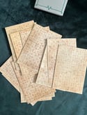 Fac similé vintage, numéroté, coffret de cartes, reproduction de cartes du XVIIIeme siècle!
