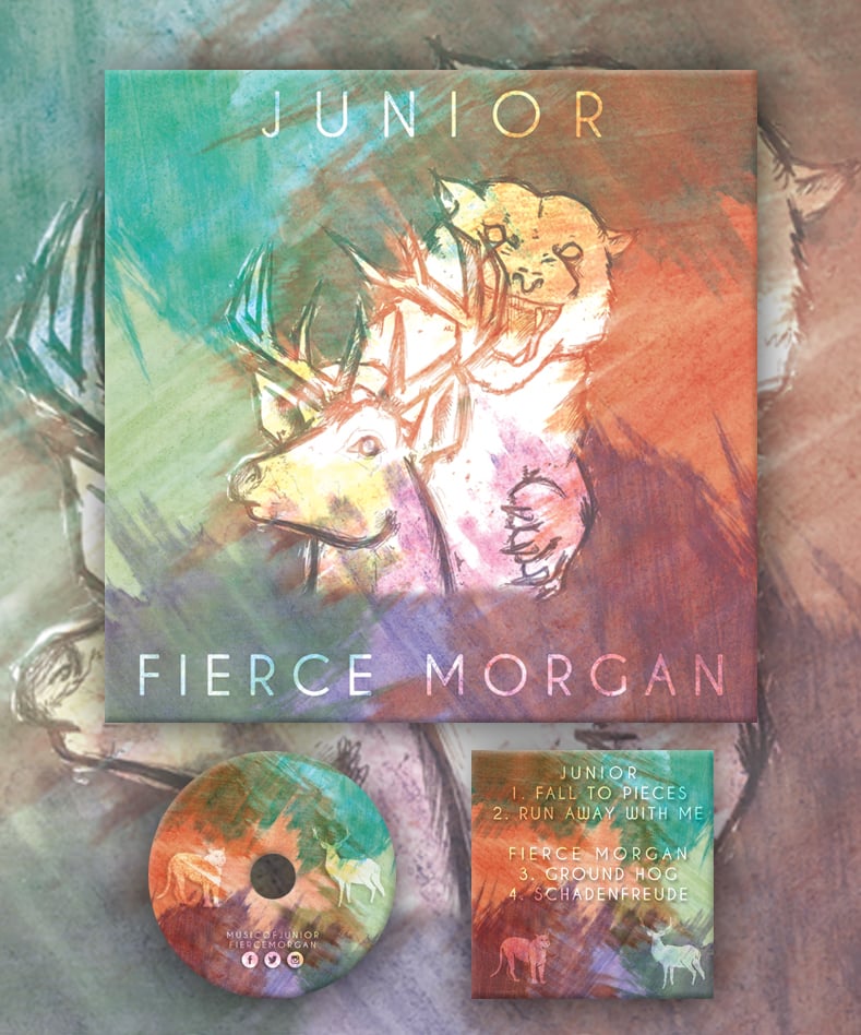 Image of Junior / Fierce Morgan Split EP