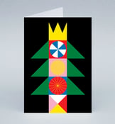 Image of King Tree Christmas card