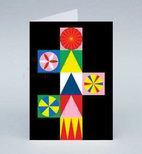 Image of Star Tree Christmas card