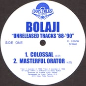 Image of BOLAJI "UNRELEASED TRACKS '88-'90"