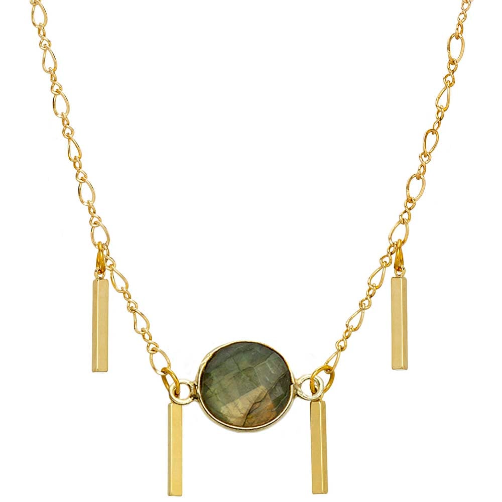 Image of LABRADORITE CHOKER NECKLACE