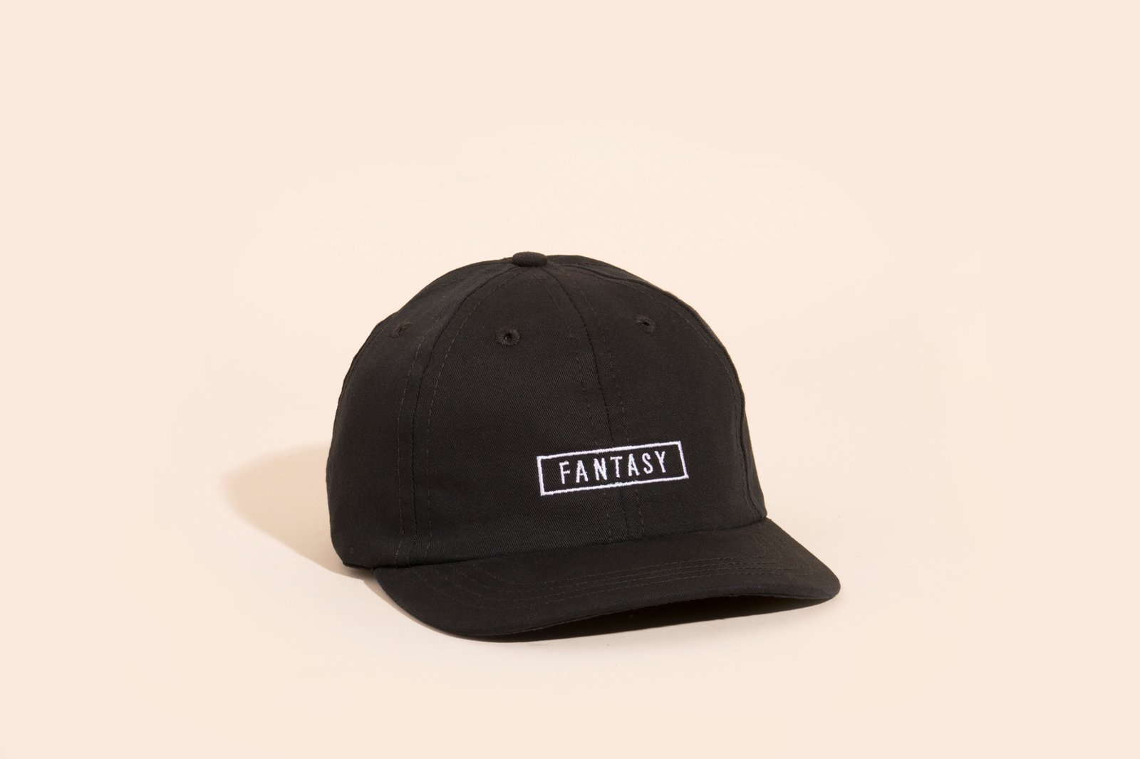 black canvas cap