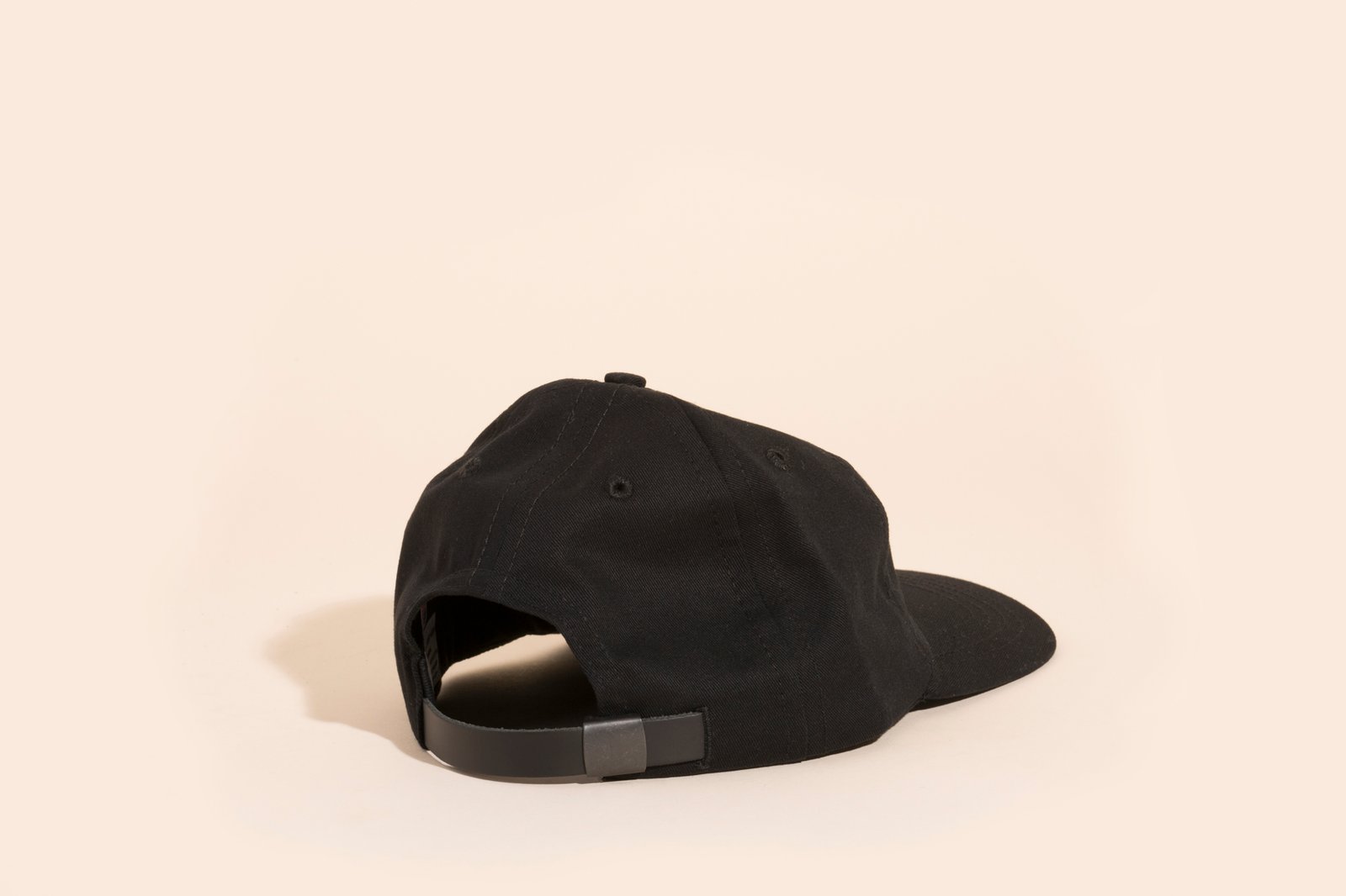 black canvas cap